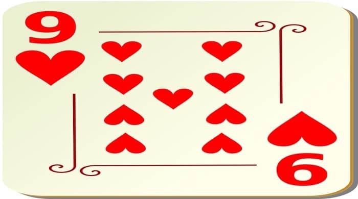 Representational image for 9 of hearts card meaning