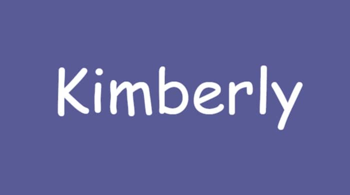 Representational image for spiritual meaning of kimberly