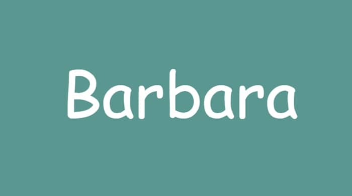 Representational image for spiritual meaning of the name barbara