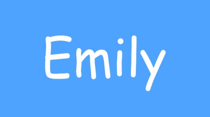 Representational image for the name emily meaning spiritually