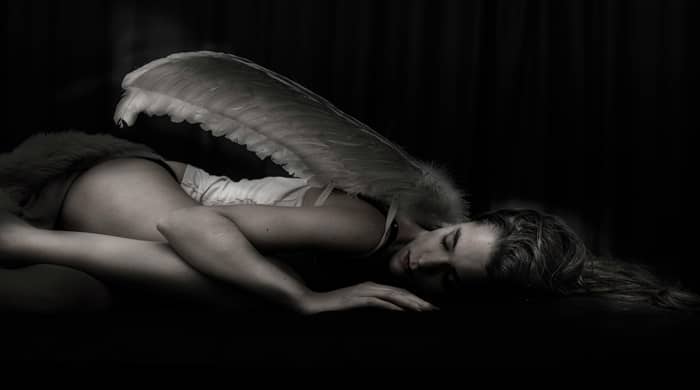 Representational image for angel with a broken wing meaning