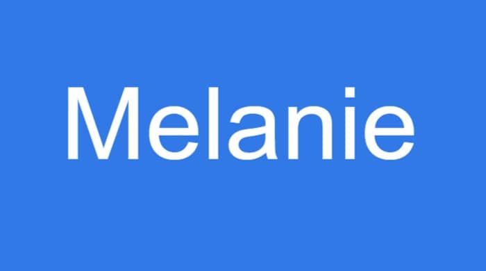 Representational image for biblical meaning of melanie