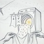 Representational image for spiritual meaning of washing clothes in a dream