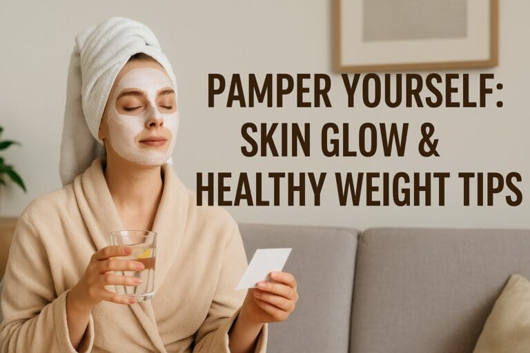 Pamper Yourself: Skin Glow & Healthy Weight Tips