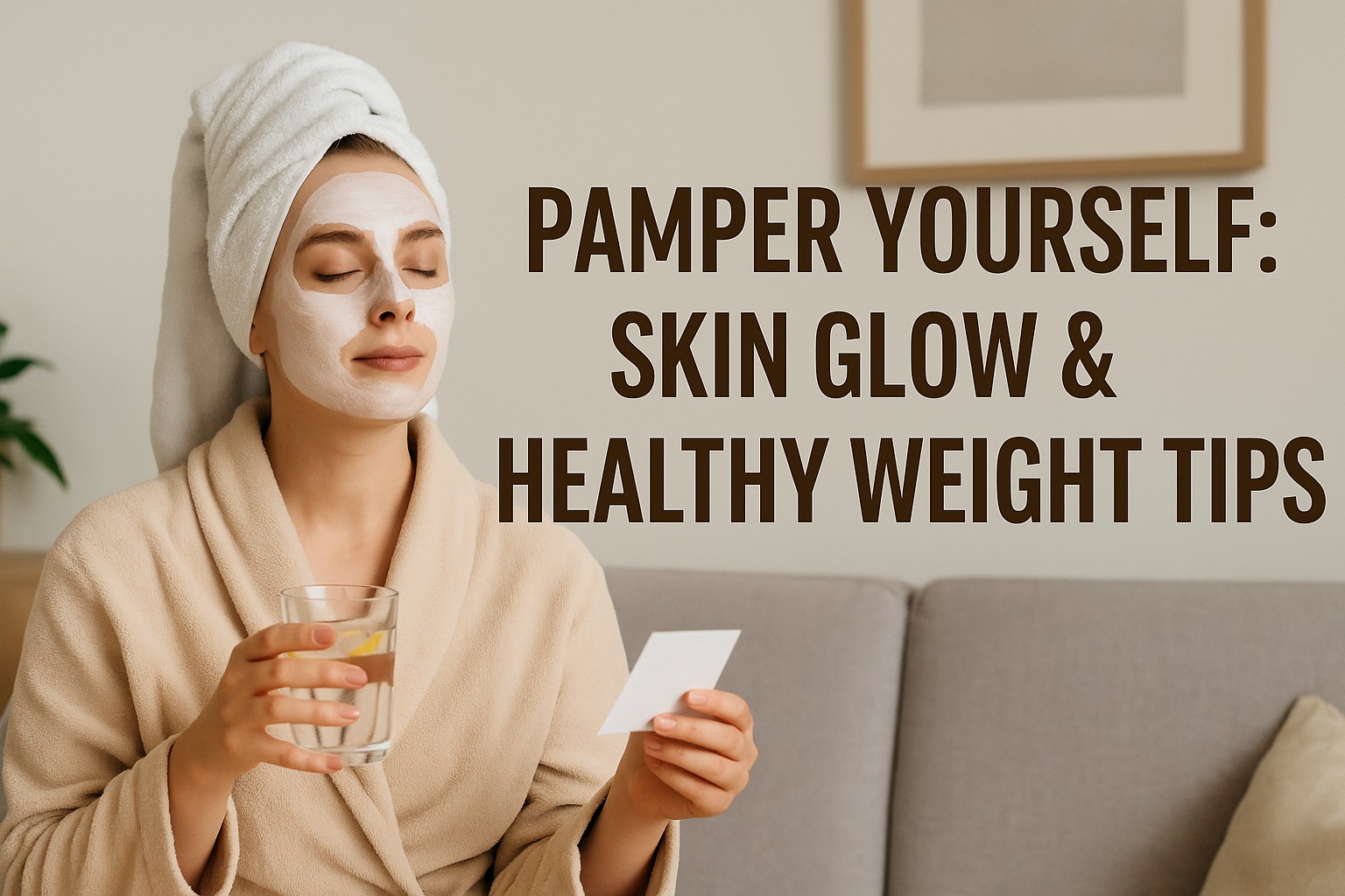 Pamper Yourself: Skin Glow & Healthy Weight Tips