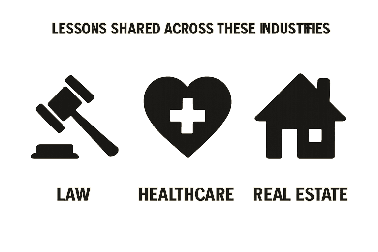 Law to Healthcare to Real Estate