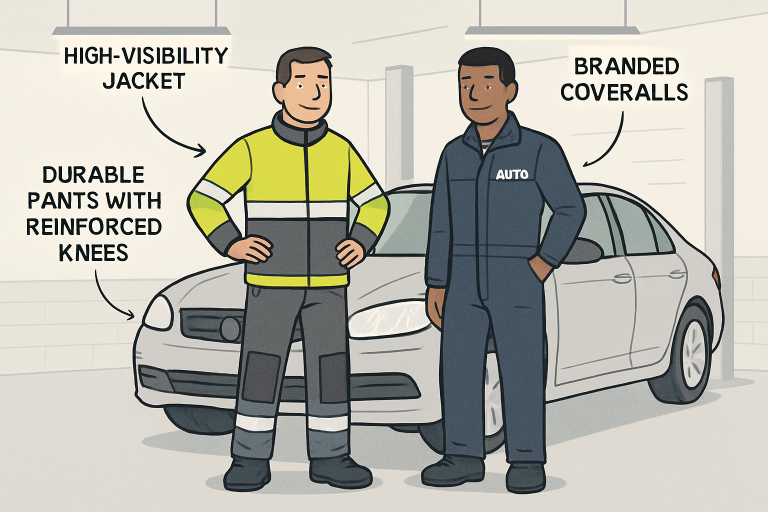 How Workwear Shapes Safety and Style in the Automotive Industry