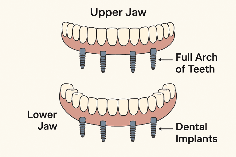 All-on-4 Dental Implants